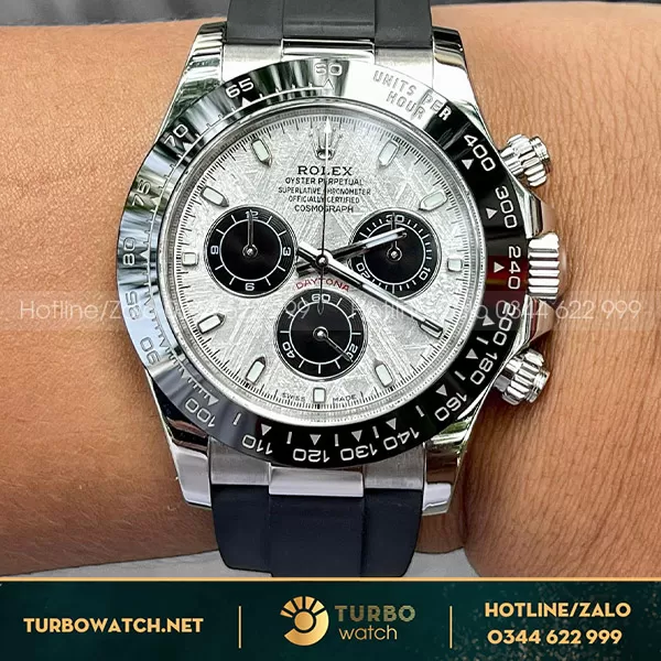 Đồng hồ rolex daytona độ mặt thiên thạch tinh chỉnh máy cal4130