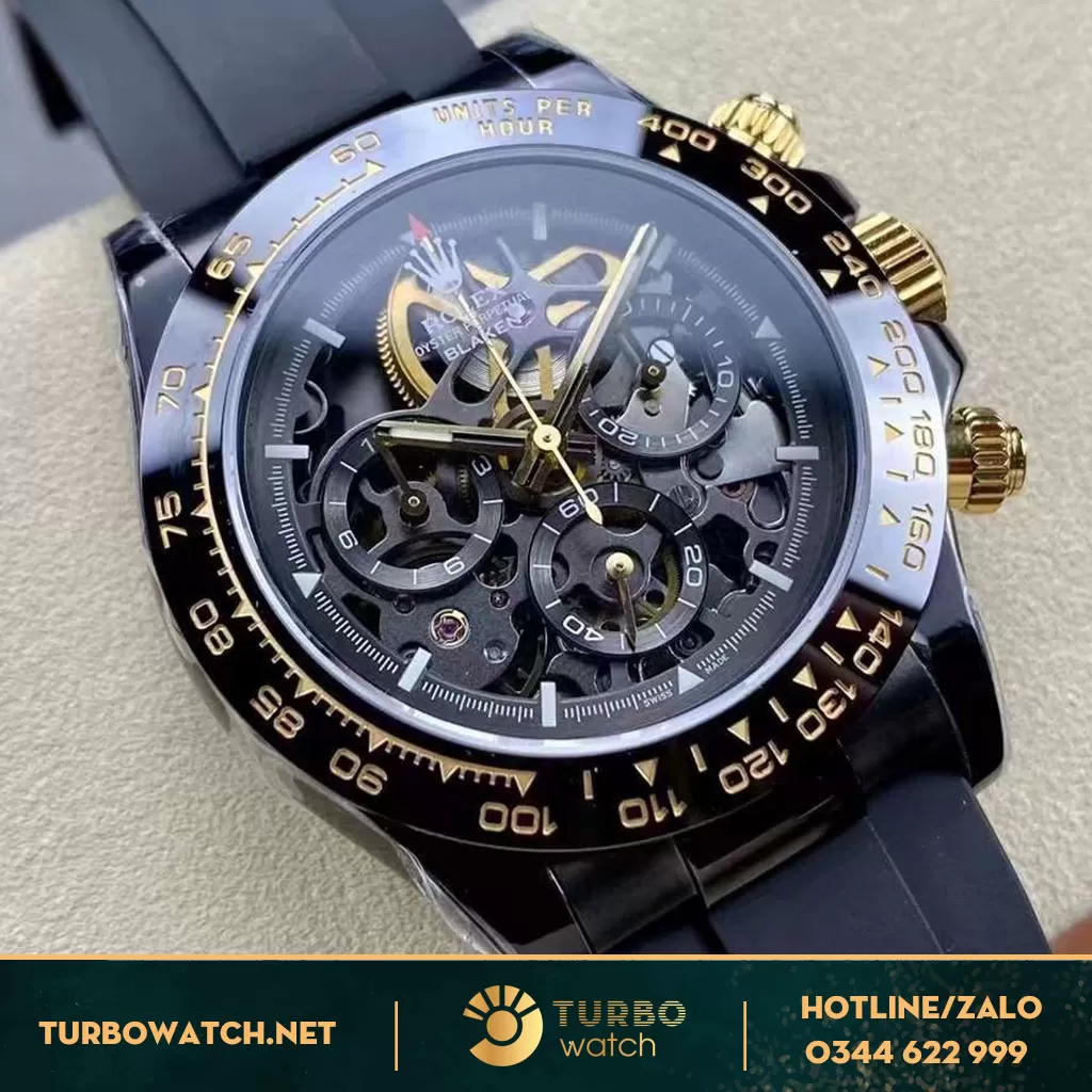 Đồng hồ rolex daytona mặt lộ cơ vỏ ceramic