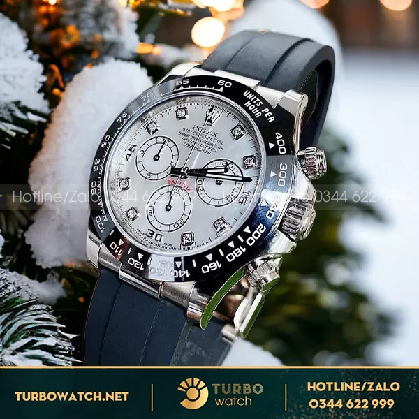 Đồng hồ rolex daytona mặt MOP tinh chỉnh thép 904l 