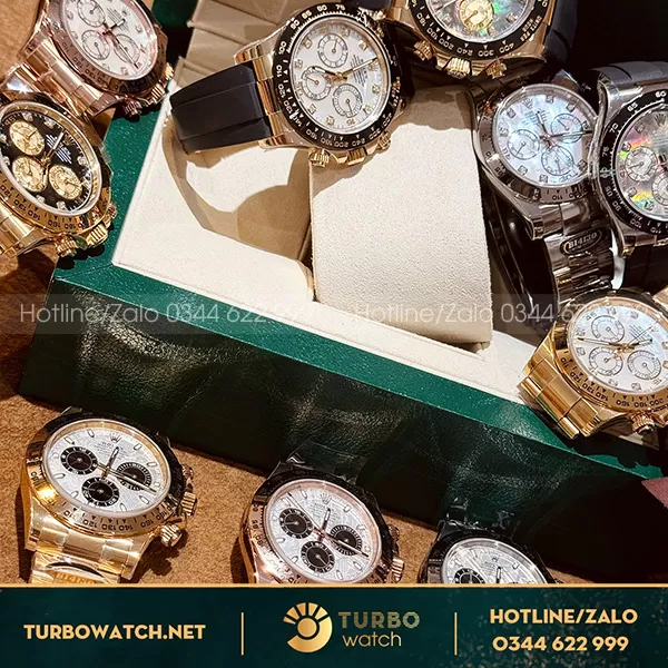 Đồng hồ rolex daytona tinh chỉnh mặt dial MOP,thiên thạch 