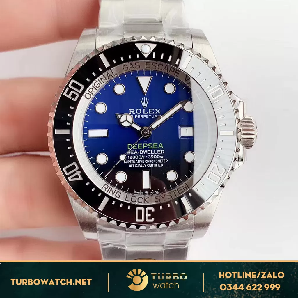 Đồng Hồ Rolex Deepsea 136660 Mặt Số D-Blue
