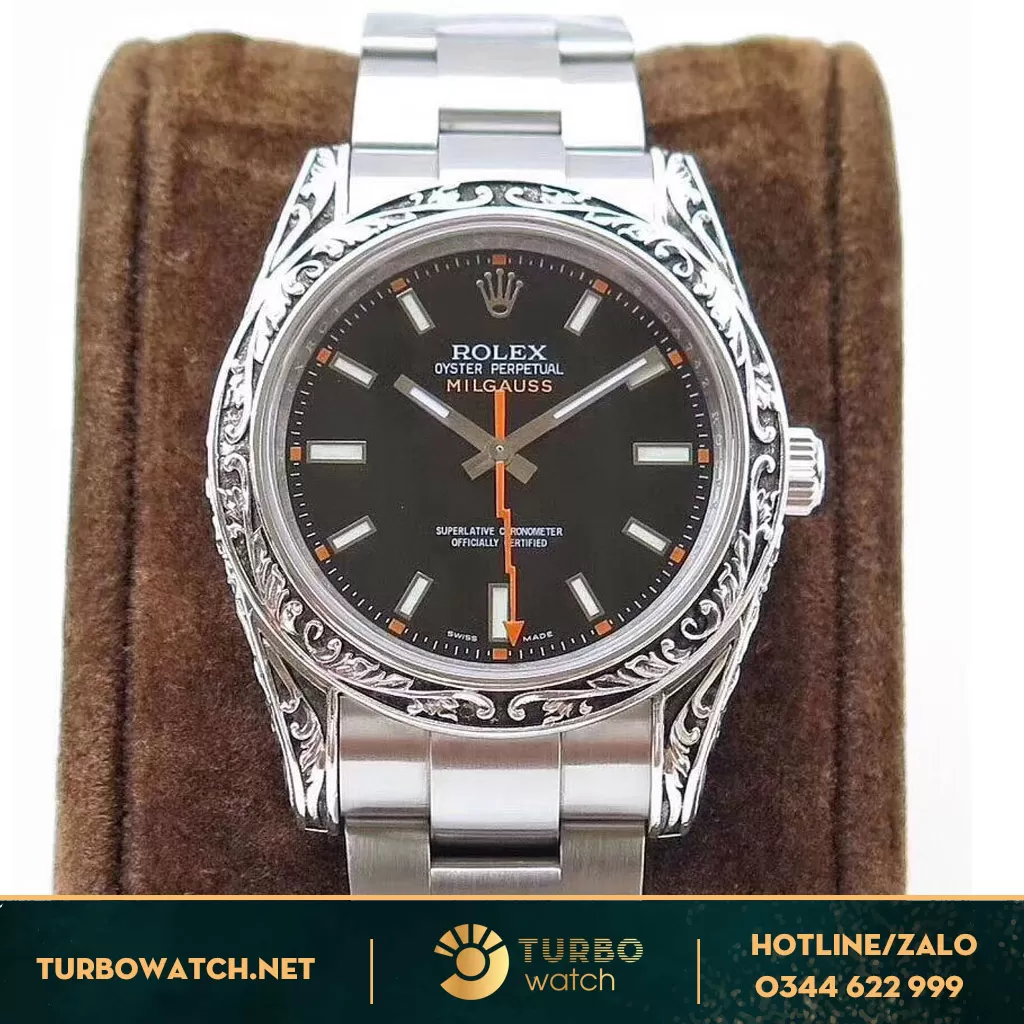 đồng hồ Rolex fake 1-1 Oyster Perpetual Milgauss