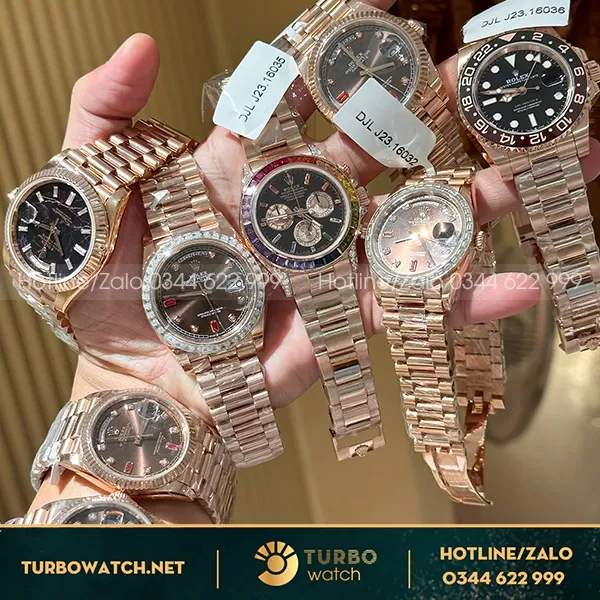 Đồng hồ rolex fake bọc vàng