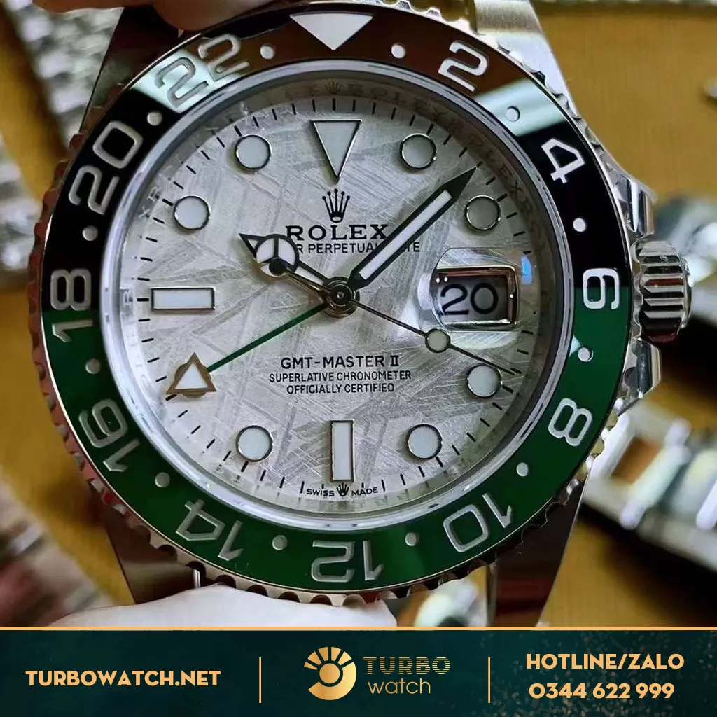 Đồng hồ Rolex GMT master độ mặt thiên thạch