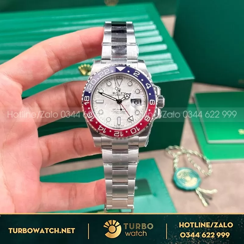 Đồng Hồ Rolex GMT-Master II 126719BLRO mặt số thiên thạch Size 40mm
