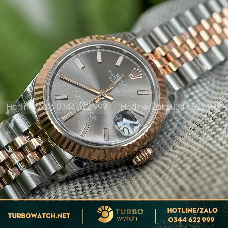 Đồng hồ rolex nữ datejust 31mm demi rose gold