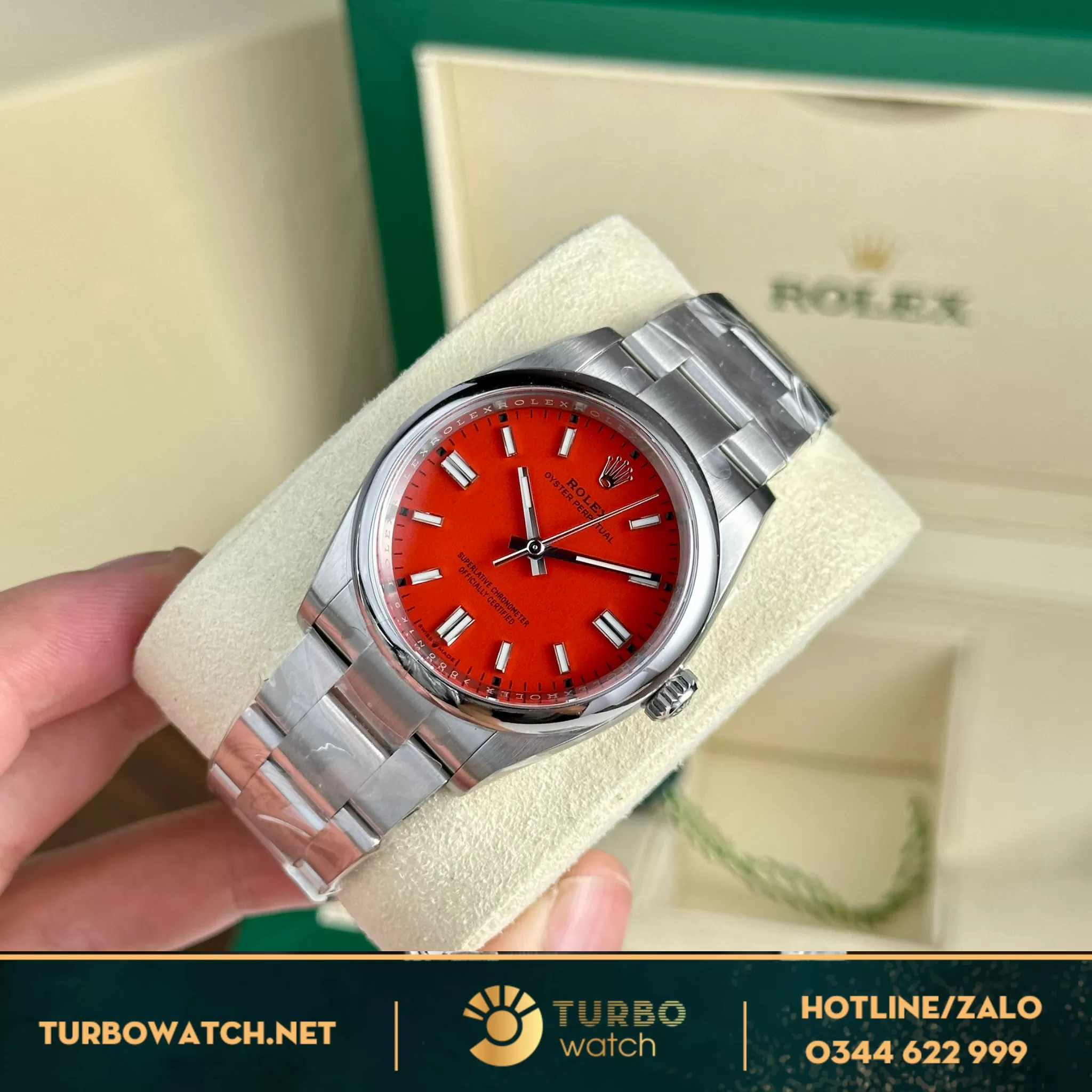 Đồng hồ Rolex Oyster Perpetual 126000 36mm red dial