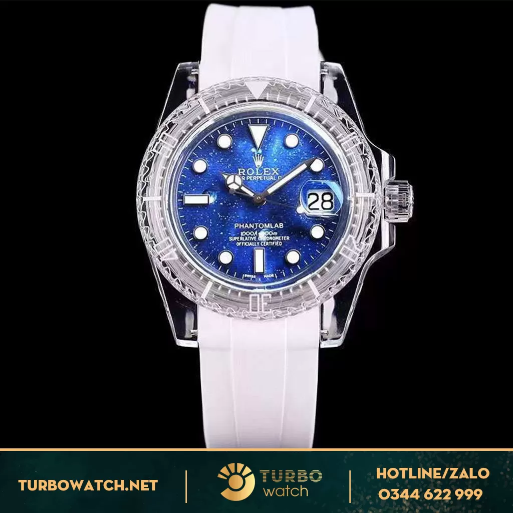 Đồng Hồ Rolex PHANTOMLAB Vỏ Saphirre Tổng Hợp 