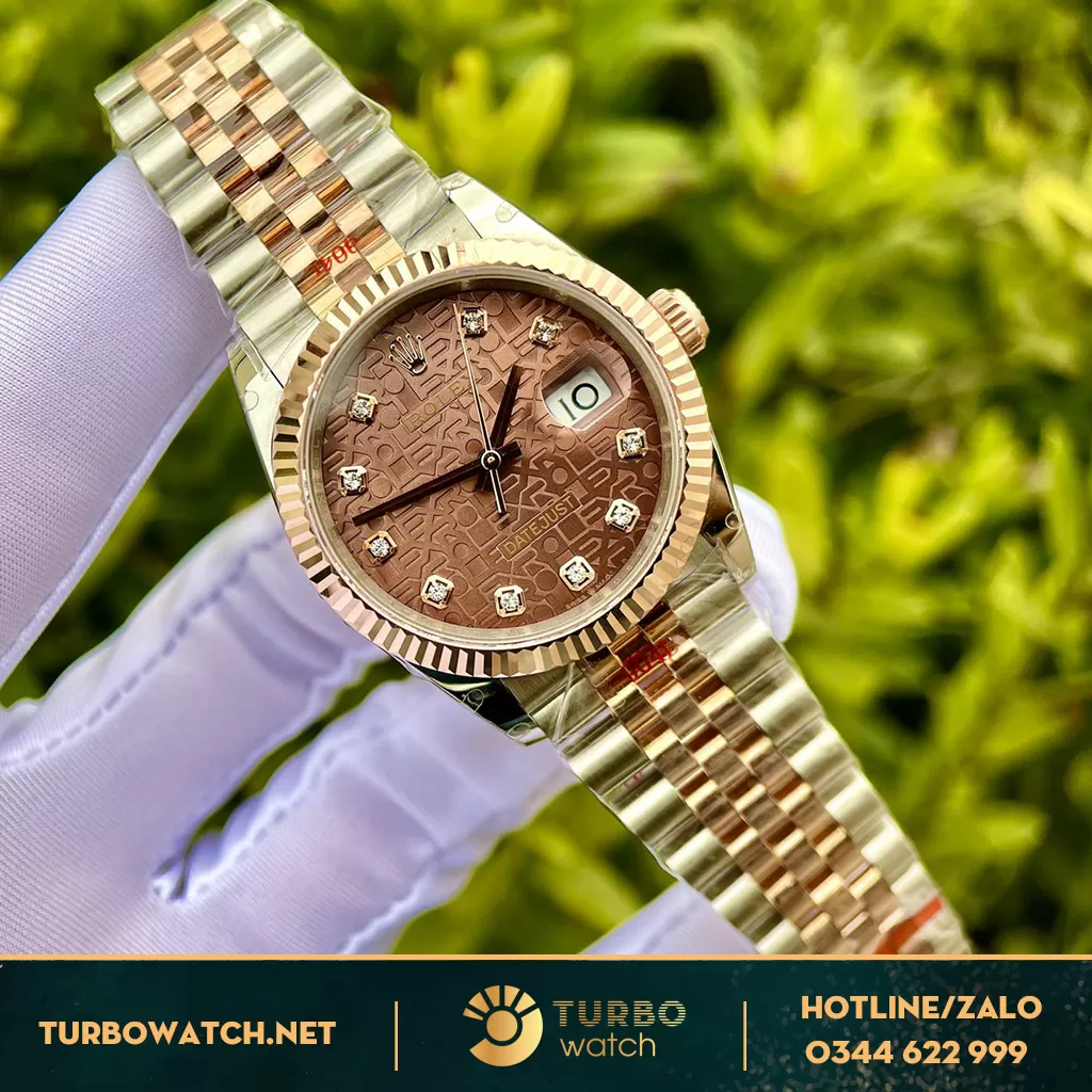 Đồng Hồ Rolex Rep 1:1 Datejust 126231 Mặt Số Vi Tính Chocolate