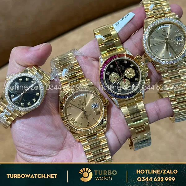 Đồng hồ rolex rep 11 bọc vàng