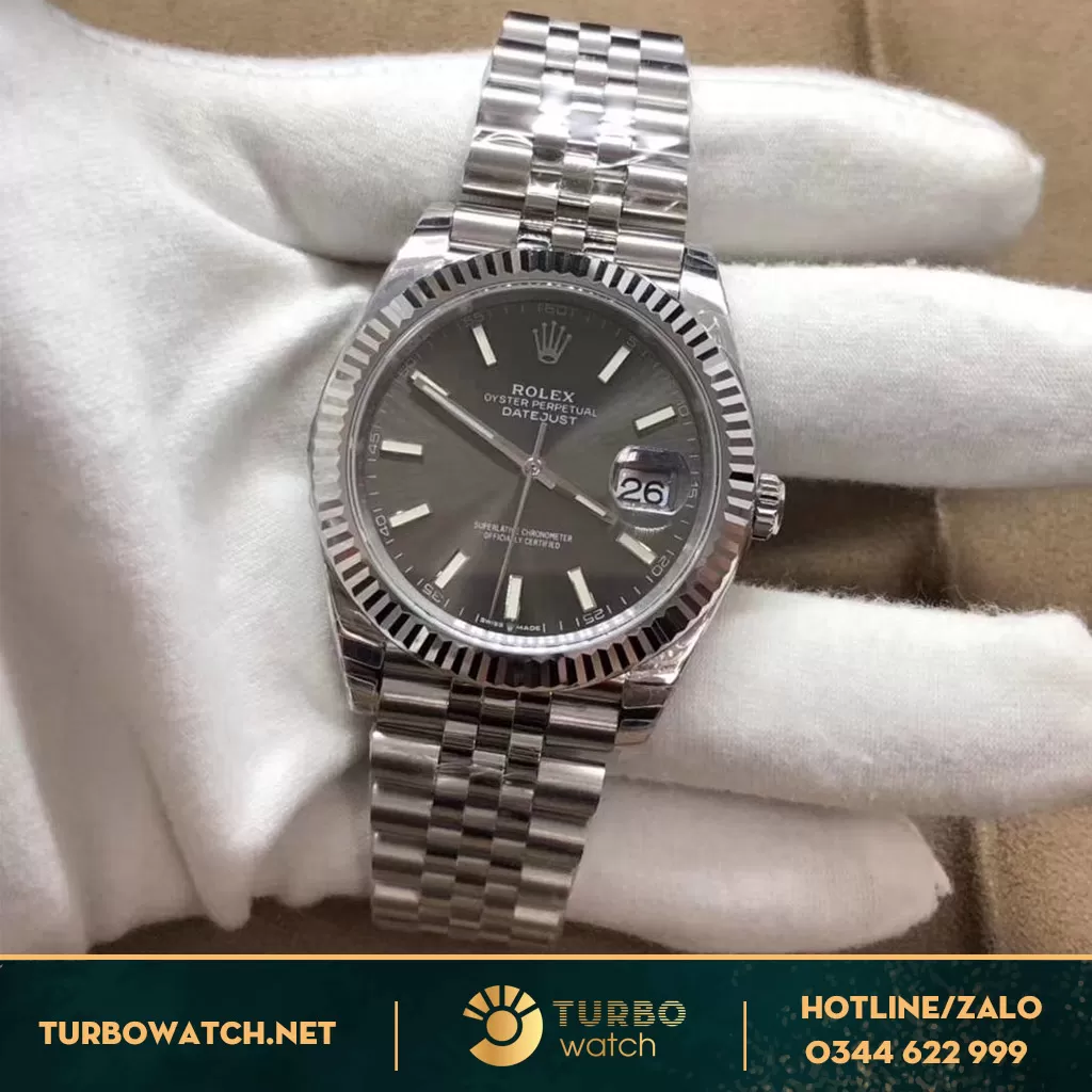 đồng hồ rolex replica 1-1 Datejust 41 Dark Rhodium 