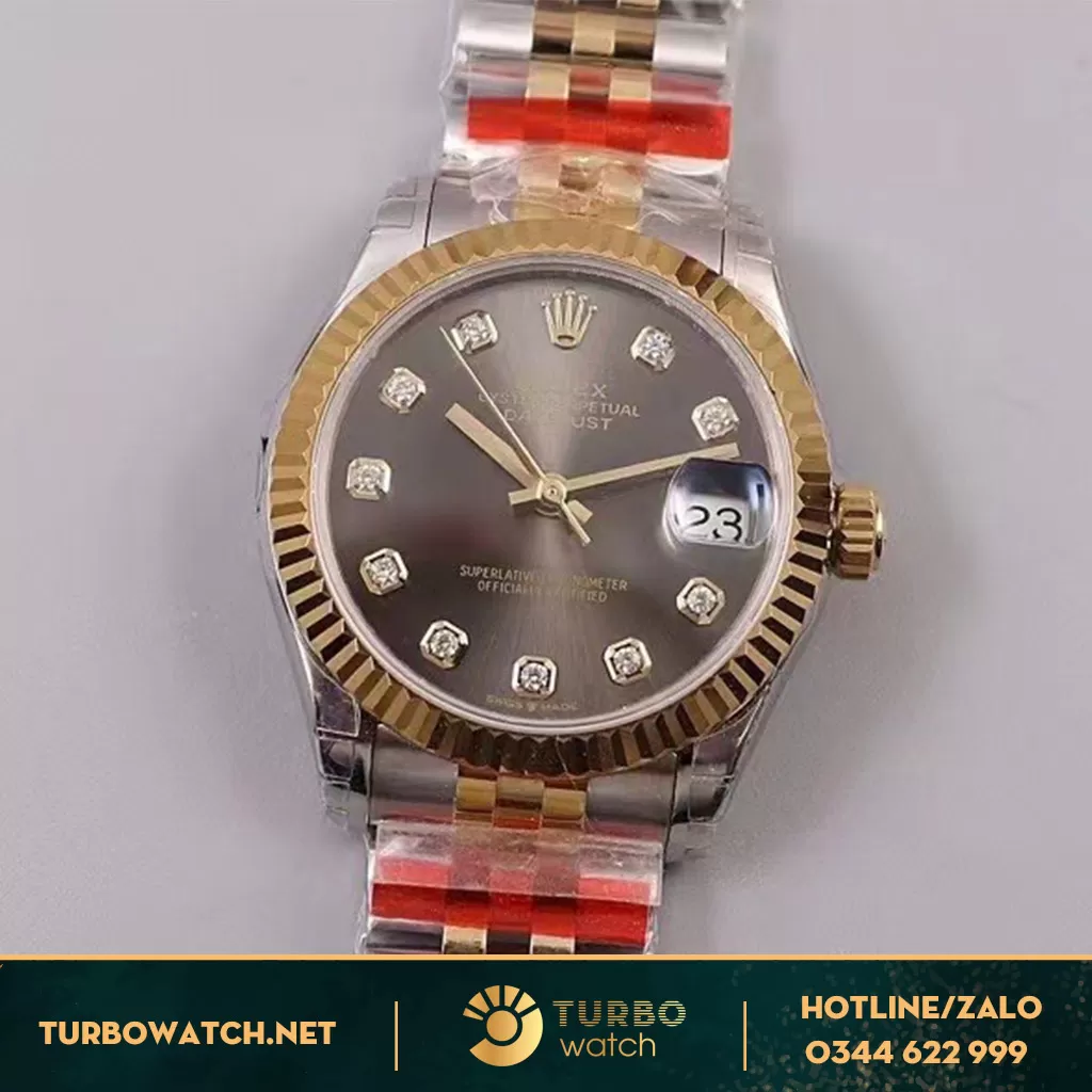 đồng hồ rolex replica 1-1 datejust demi gold 
