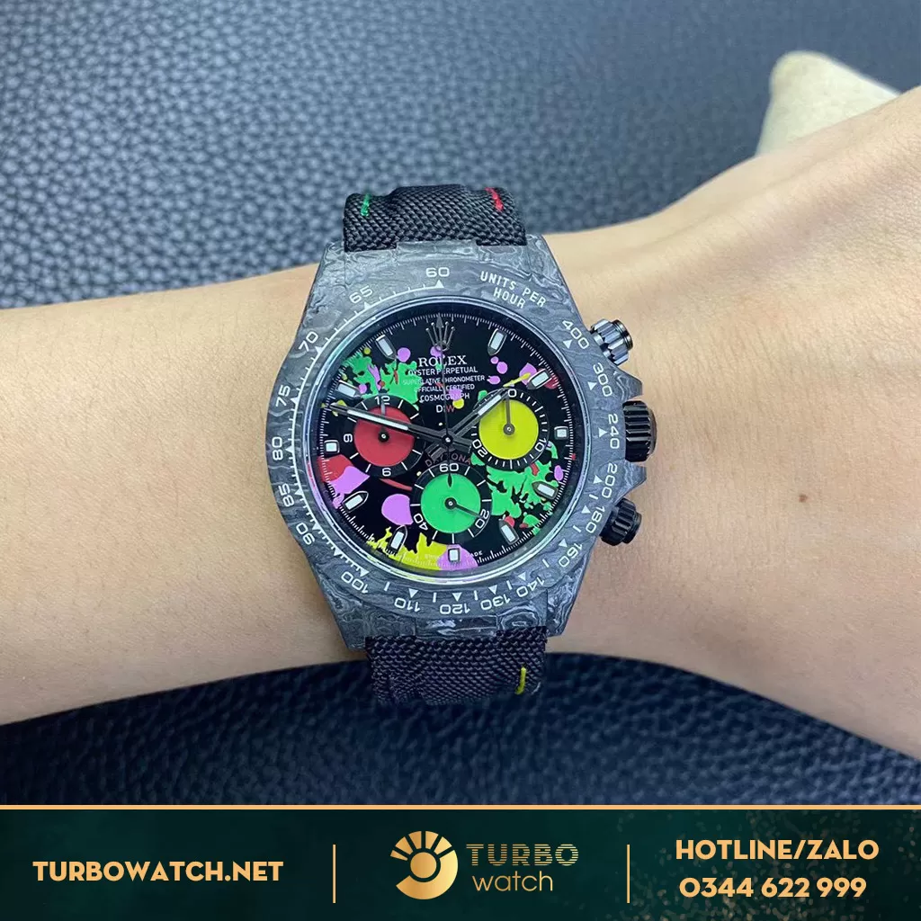 Đồng Hồ Rolex Replica 1-1 Daytona Carbon