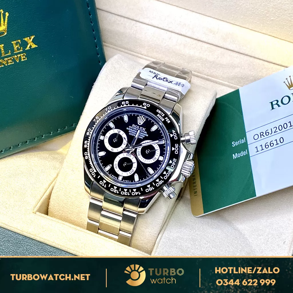 Đồng Hồ Rolex Super Fake 1-1 Daytona 116500LN Black