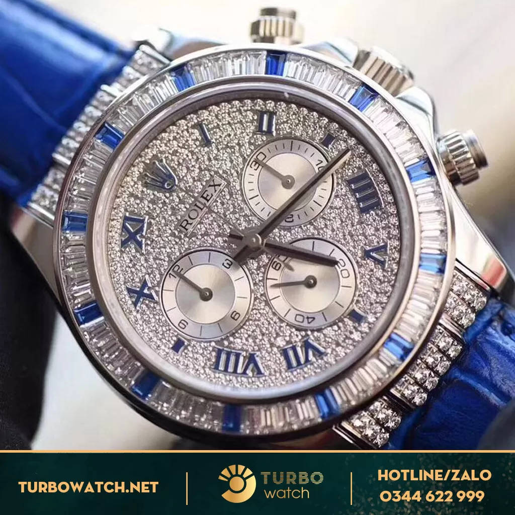 đồng hồ Rolex super fake 1-1 Daytona Gold Diamond