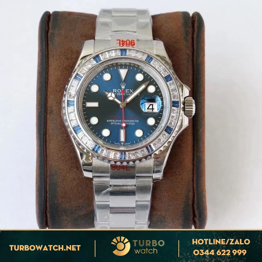 Đồng Hồ Rolex Super Fake YACHT MASTER 41 DIAMOND BEZEL