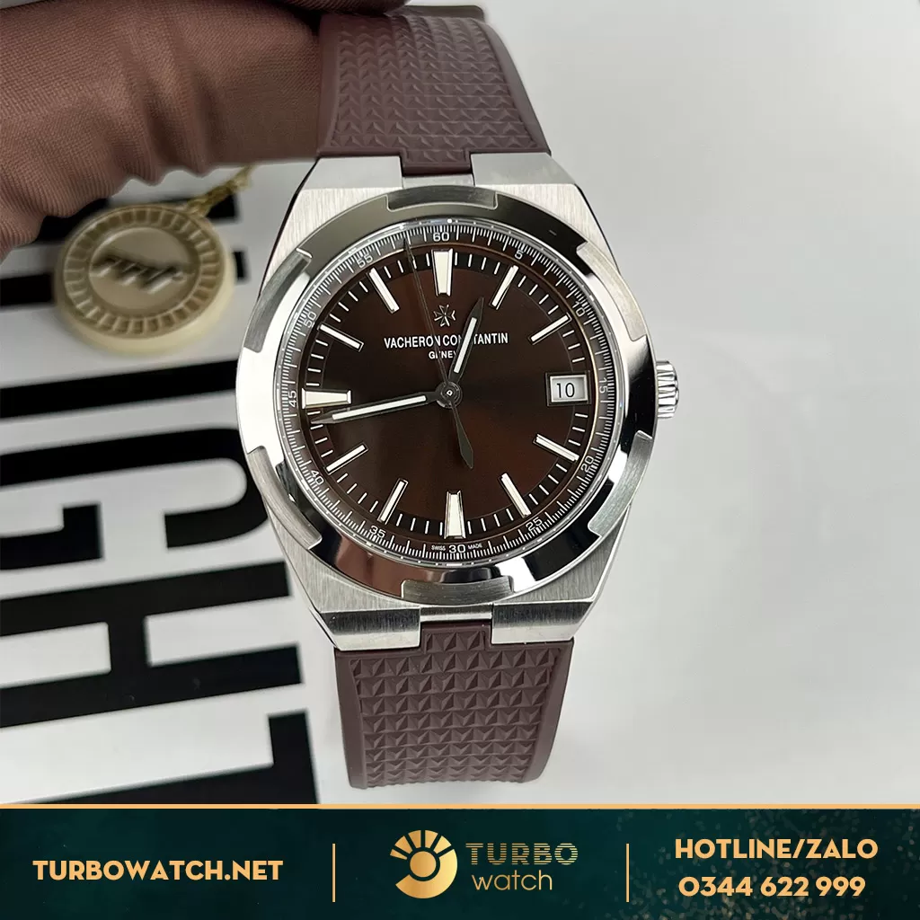 Đồng Hồ Vacheron Constantin Fake 1:1 Overseas Mặt Nâu