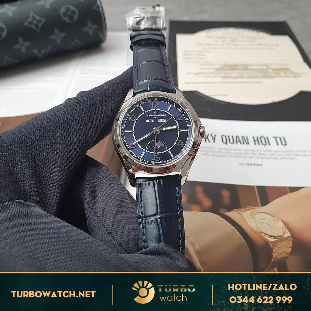 Đồng Hồ Vacheron Constantin Fiftysix Complete Calendar Mặt Xanh 