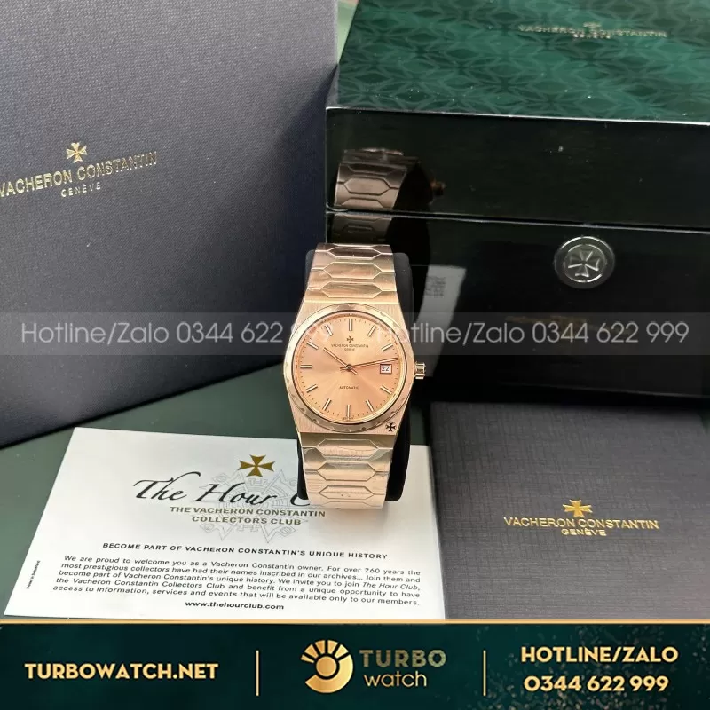 Đồng Hồ Vacheron Constantin Historiques 222 Rep 11 Cao Cấp Mặt Vàng hồng Nhà Máy 8F 37mm