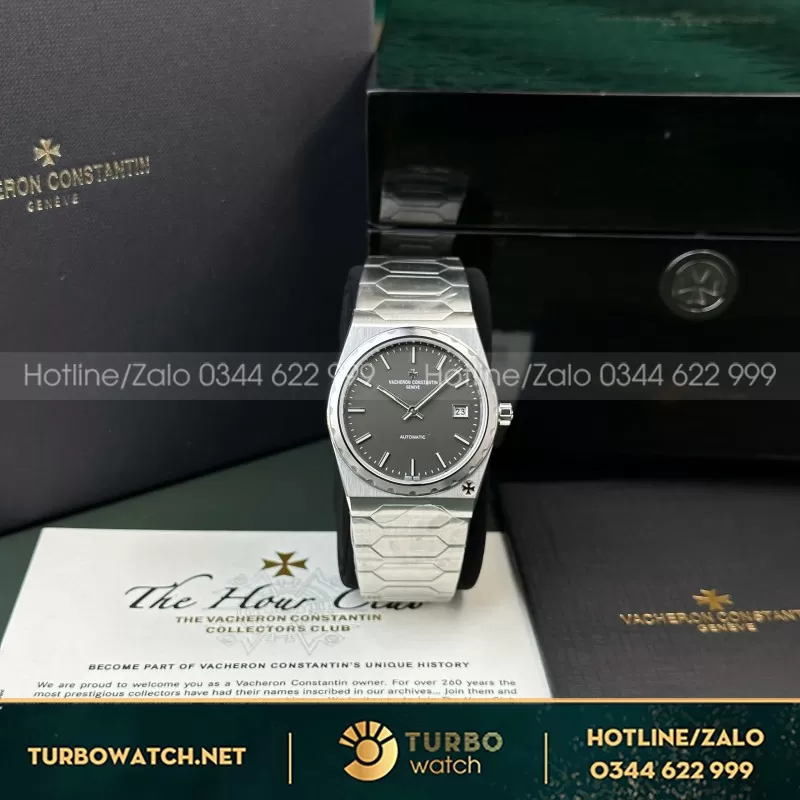 Đồng Hồ Vacheron Constantin Historiques 222 Rep 11 Cao Cấp Mặt Xám Nhà Máy 8F 37mm