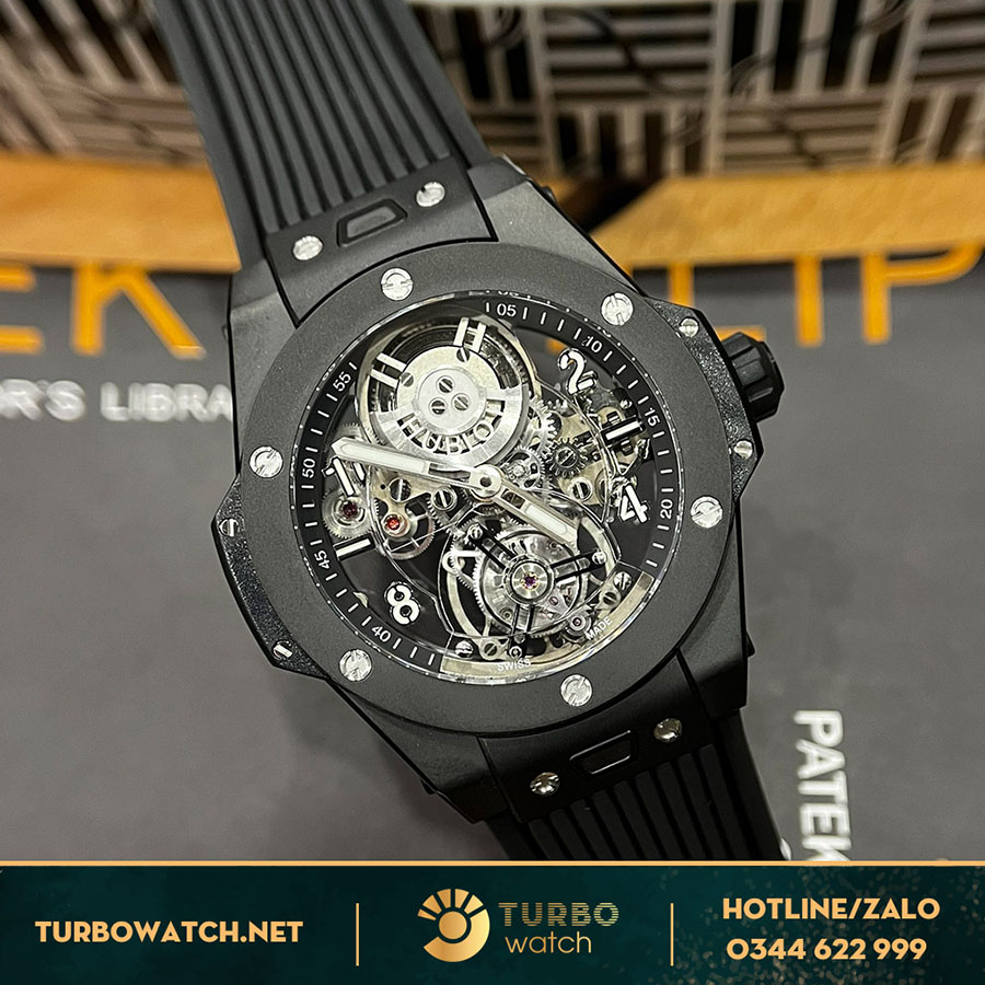 Đồng Hồ Hublot Big Bang Tourbillon Fake Cao Cấp Ceramic