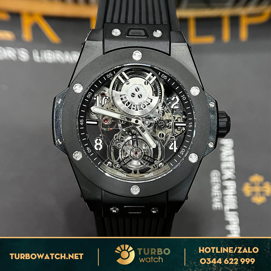 Đồng Hồ Hublot Big Bang Tourbillon Fake Cao Cấp Ceramic