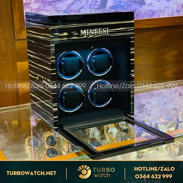 Hộp xoay đồng hồ mineesi