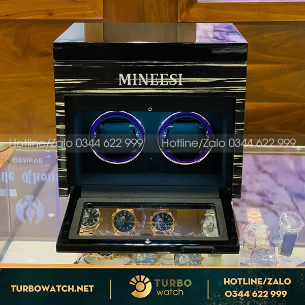 Hộp Xoay đồng hồ Mineesi 2 xoay 4 tĩnh