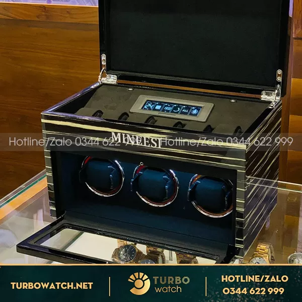 Hộp xoay đồng hồ Mineesi 3 xoay