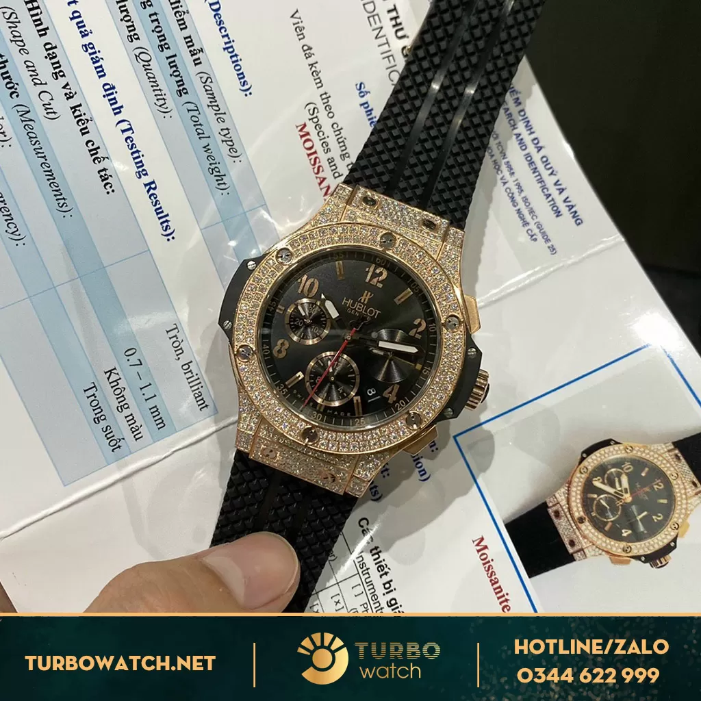 Hublot 1-1 BigBang Chế Tác Full Kim Cương Moissanite