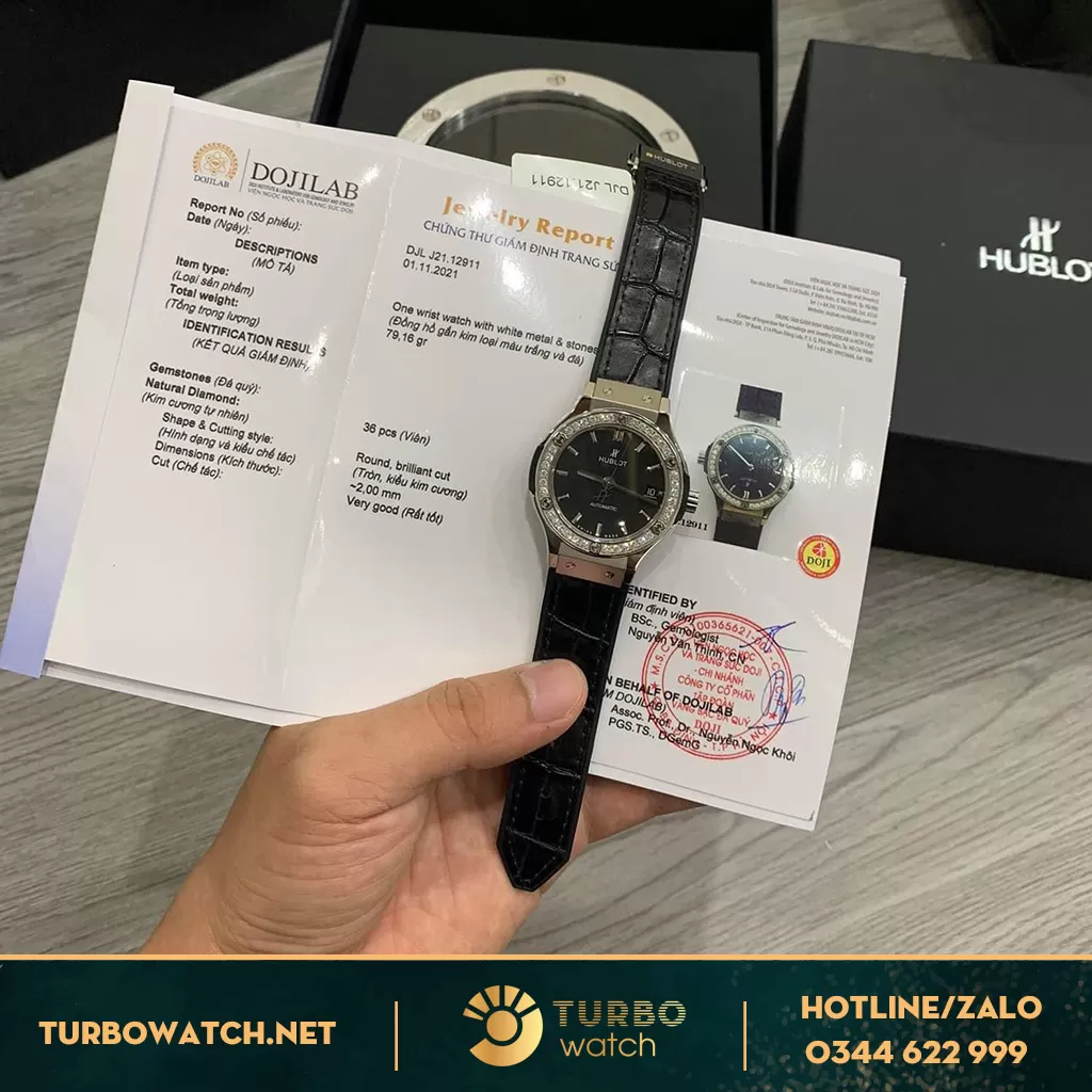Hublot 1-1 Titanium Chế Tác Kim Cương Thiên Nhiên