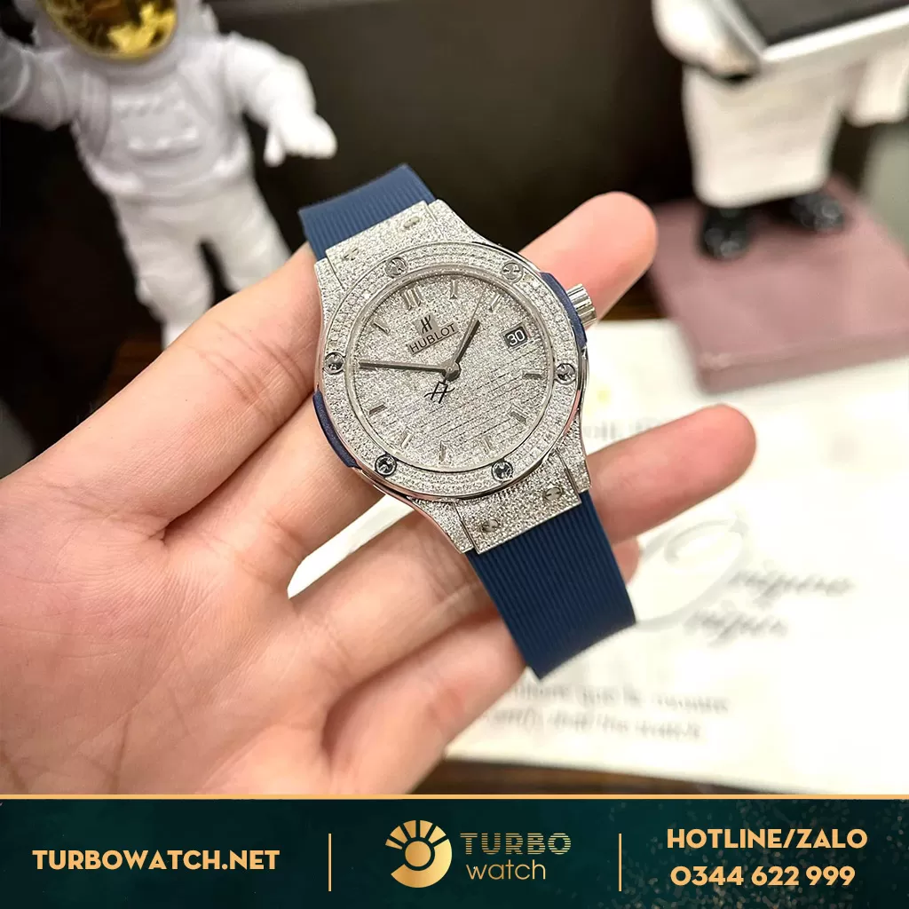 Hublot 33mm độ lim cương moissanite