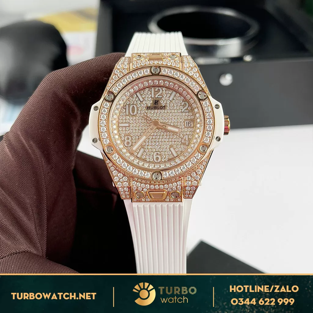 Hublot bigbang oneclick độ full moissanite
