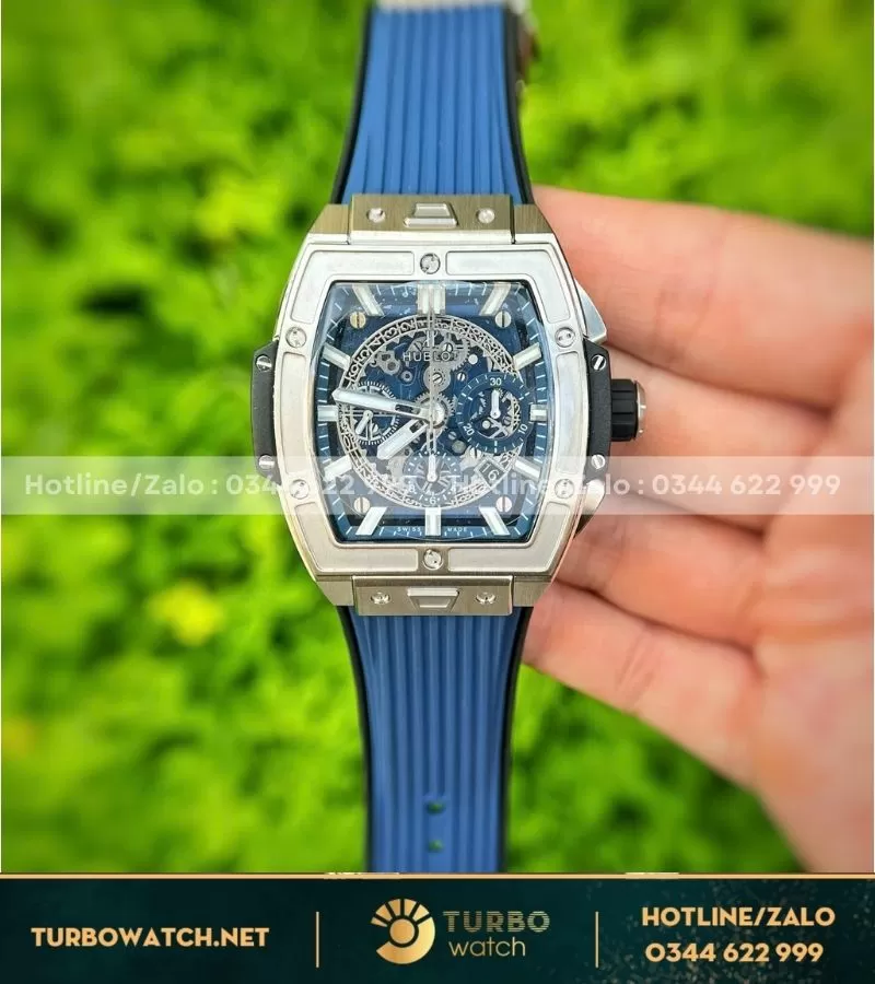 Hublot Bigbang Spirit Chronograph blue dial Máy HUB4700 replica