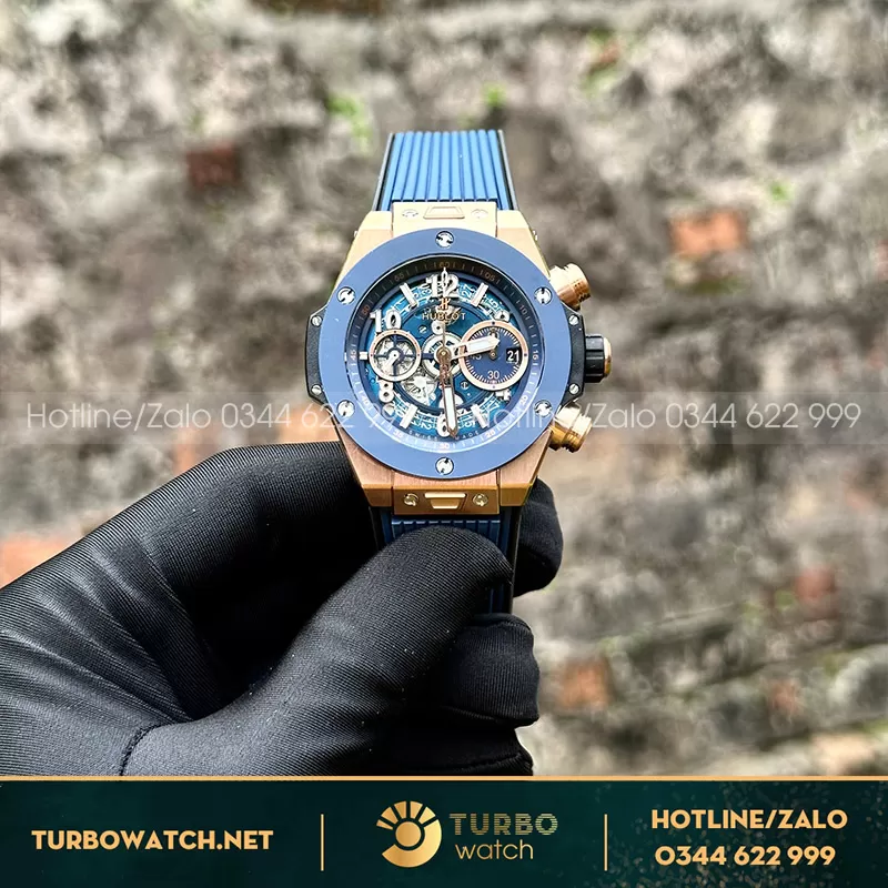 Hublot bigbang unico king glod ceramic blue