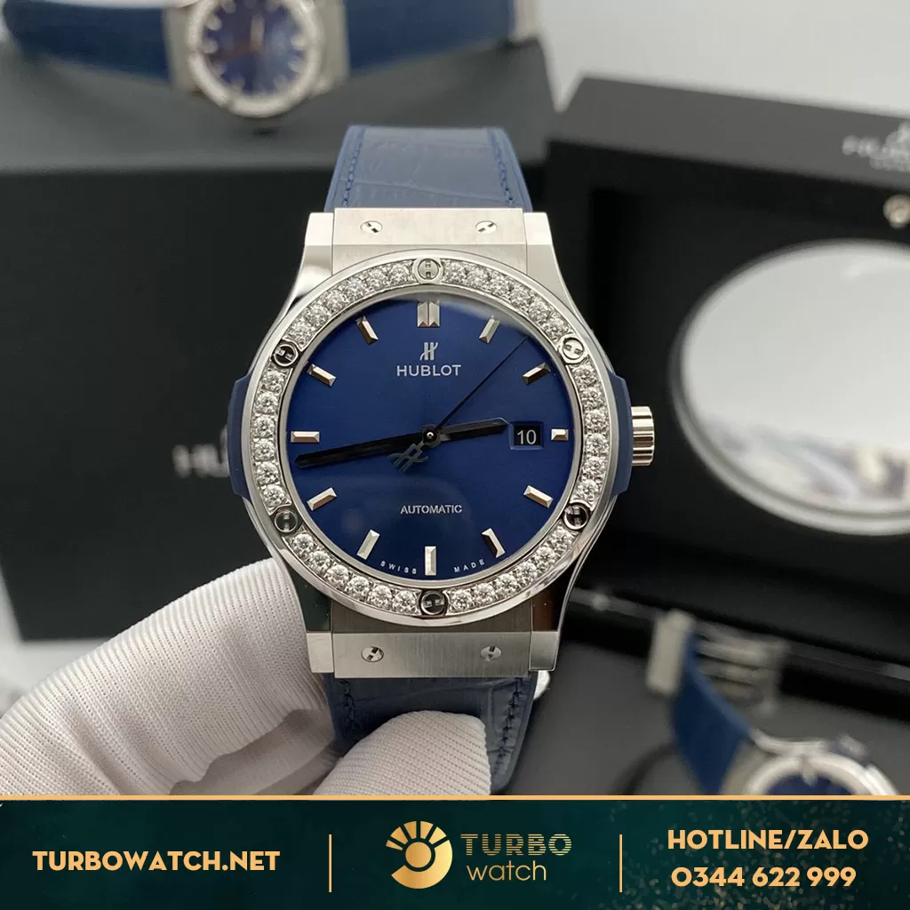 Hublot Classic Fusion 1-1 Titanium Độ Kim Cương Thiên Nhiên