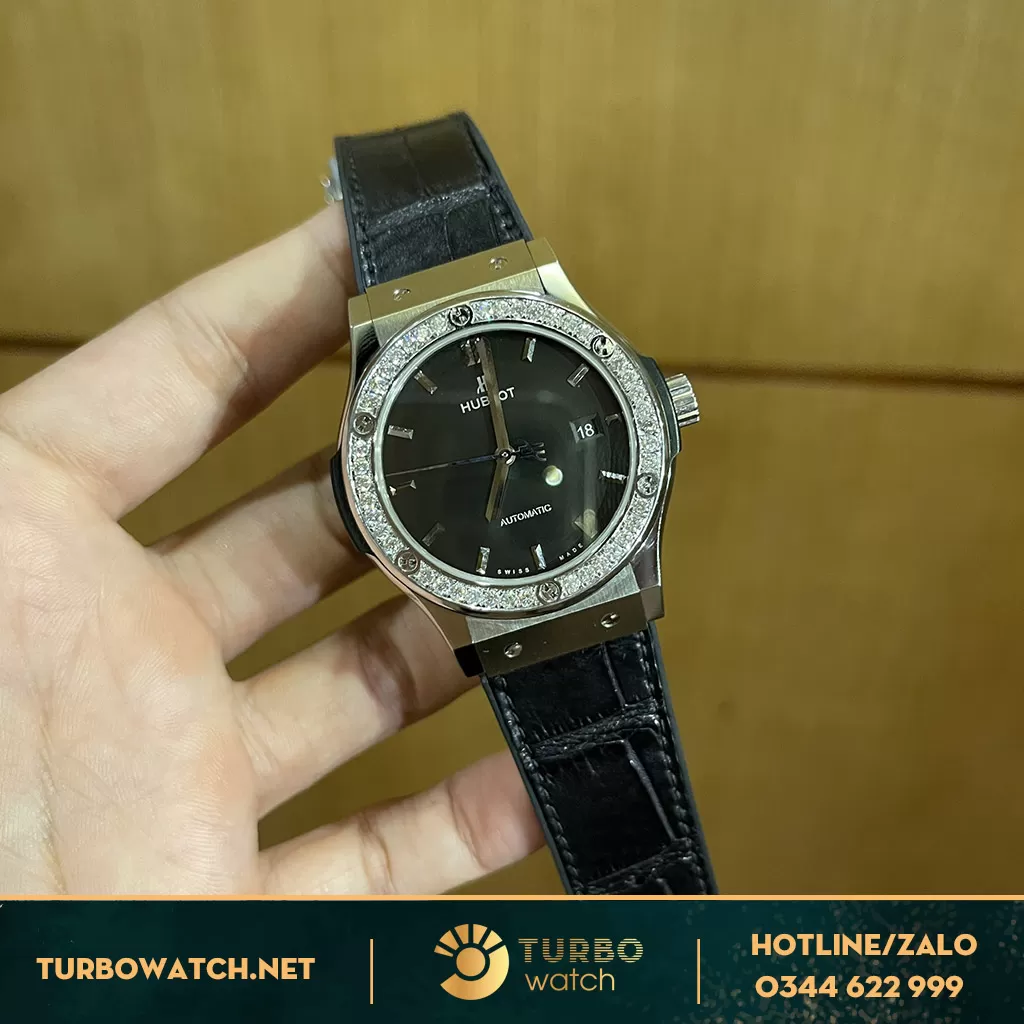 Hublot Classic Fusion Độ Full Kim Cương Thiên Fake 1-1
