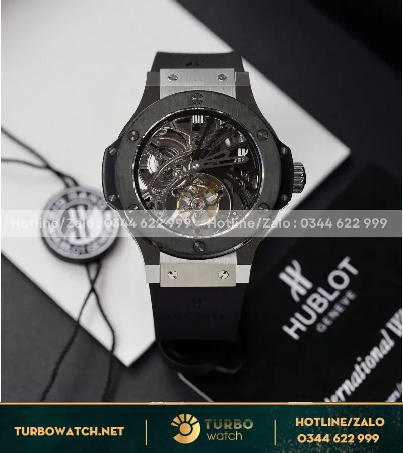 Hublot Classic Fusion Skeleton Tourbillon Black Ceramic replica