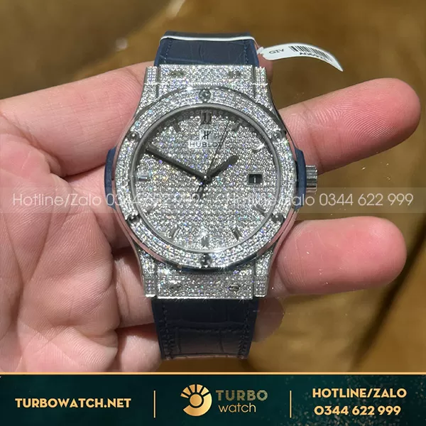 Hublot Full Moissanite Rep 11 Hongkong Sắc Nét