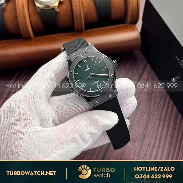 Hublot Fusion Ceramic Green Dial Rep 11 Siêu Cấp