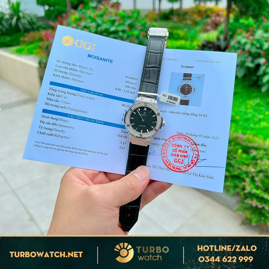 Hublot fusion unisex 38mm độ kim cương hong kong