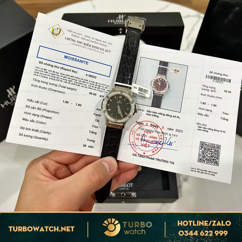 Hublot lady 33mm độ kim cương