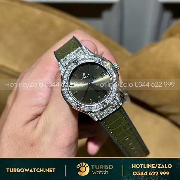 Hublot nữ 33mm green dial