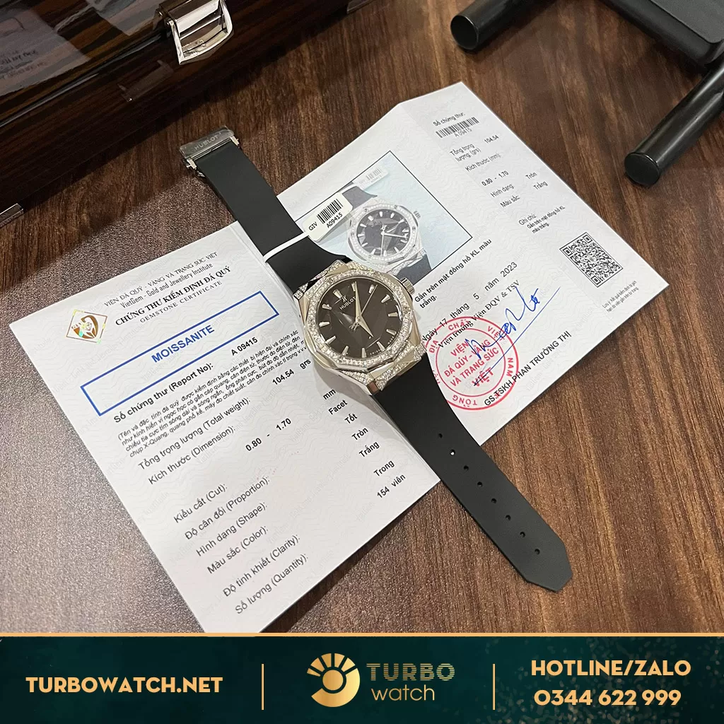 Hublot orlinski demi độ kim cương moisanite hongkong
