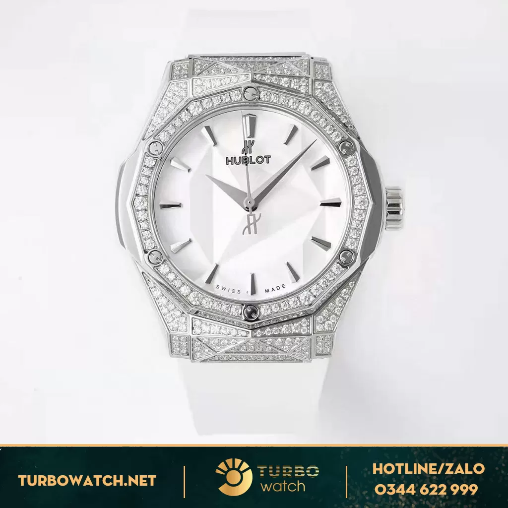 Hublot orlinski white dial full diamond