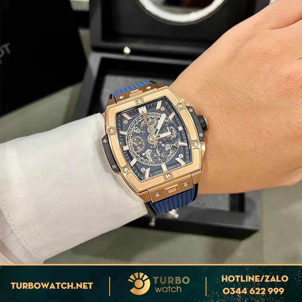 Hublot Spirit Of Big Bang King Gold 42mm Xanh Navy 