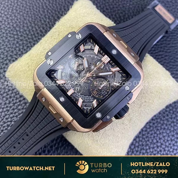 Hublot square bang unico titanium rep 11