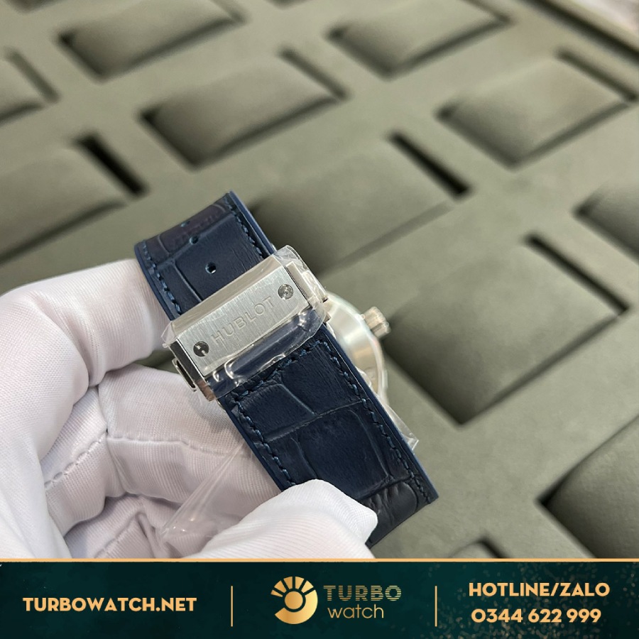Đồng Hồ Hublot Classic Fusion Rep 1:1 Xanh Navy 42mm Diamonds