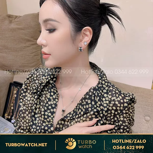 Lắc Tay BVLgari vàng hồng 18k,chế tác Hong Kong