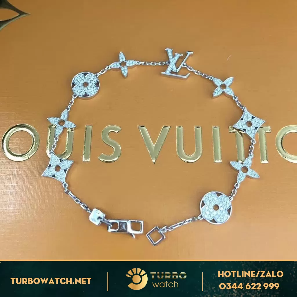 Lác tay louis vuitton Vàng 18k Kim Cương thiên nhiên
